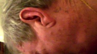 Grandpa Sucks Trucker's Big Cock, Swallows His Cum