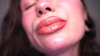 Drool Collector, Smoking Nude Lips