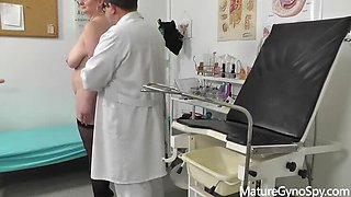 Mature Gyno Doctor Secretly Records BBW Patient Live on Cam - Fingering & Bondage Fetish