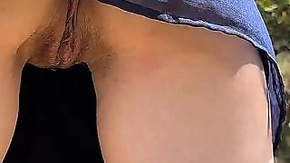 I Smoke and Walk Around in Public Without Panties and Show My Pussy.
