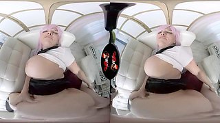 PinkHair GBT: Big Tits, Big Ass  Blowjob VR Porn