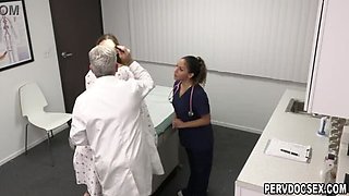 Horny Teen Patient Samantha Reigns Fingered by Doctor Jay Crew & Nurse Liv Revamped in Clinic Threesome
