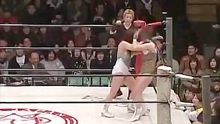 japanese wrestling stinkface at 1:56