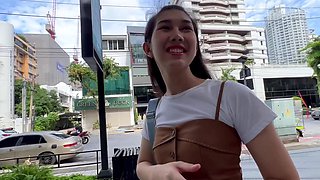 Ladyboystar - Hot and young ladyboy tastes my cock
