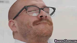 Bigass MILFs pussydrilled 3some by boss