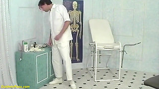 Preggo milf fucked by her gynecologist