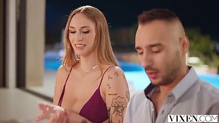 Curvy Blonde Angel Youngs Takes Huge Dick in Doggy Style - VIXEN HD
