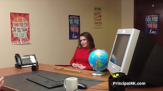 Eating out and having intercourse horny cougar in the office