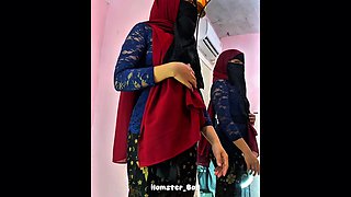 Fitting Hijab Kebaya Dress with Thai Maid