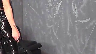Curvy MILF Hard Spanking Her Fat Slave
