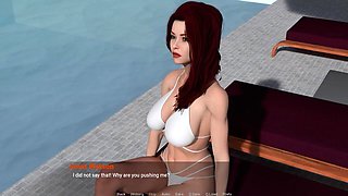 Away From Home Part 19 Redhead Hottie in the Pool by Loveskysan69