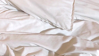 Are There No More Rooms in Hotel? Have to Share Bed with Wife and Unknown Punjabi Boy Threesome Wife Share Punjabi XXX Video