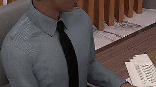 My Stepbrother 's Wife #42 John Glanced at Melody 's Cleavage