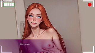 Horny wife fucked by a stranger in a public toilet and cheated on by her husband - 3D hentai animated porn - Mila AI