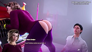 Stuck stepmom gets used by her stepson in this taboo animated adventure