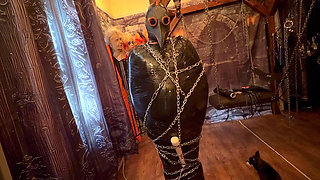 Part 1:- Domina Satana & Bag Man Pallets Wrap and Chains.