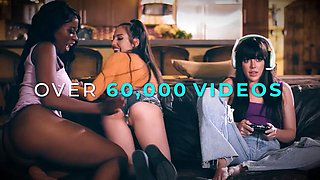 GIRLSWAY - Shy Alison Rey Loses Her Virginity To Intense Stepmom Sophia Locke  Doctor Casey Calvert: Porn