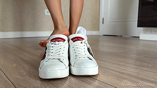 My Sneakers Perform and Whisper Happy Birthday by Tapping