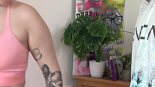 German Fat Fitness Wife Fucked by Trainer