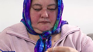 Lesbian mature with big natural tits Edina and valentina
