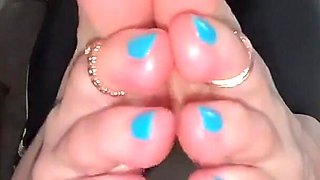 Oily Feet in Your Face POV