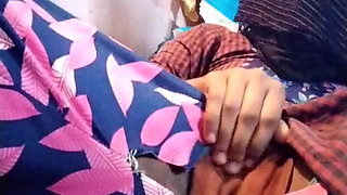 Mallu Bhabhi’s Naughty Pussy Peek Through Dress Hole