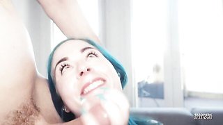 Stunning FMM fuck with a blue-haired Amber Nevada and Alexander Detroit
