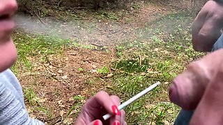 Blow Job and Smoking Two Cigarettes