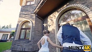 Lucas & Sarah Kay get their cocks out in a wedding fuck frenzy