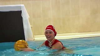 Closeup video of lesbians having sex in the pool - Stanislava
