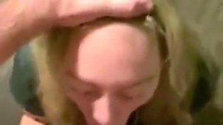 girlfriend gets a big old facial