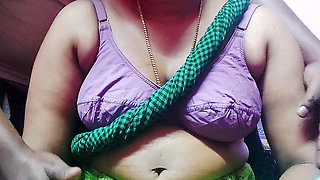 Desi step-aunty sex with husband&#039;s brother