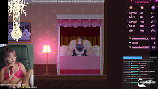Dick Hungry Sluts! Castle of Tempation Part 1 ExotiqFox Gamer Girl Gooning Live Masurbation