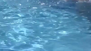 Yesterday’s Filming Day Ended with a Dip in the Pool