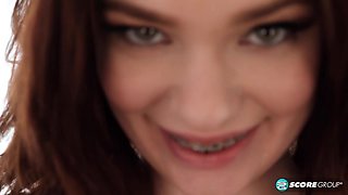 Big tits & a hairy pussy to pet