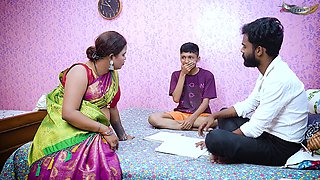 Teacher Hardcore Fuck with Student's Step Mother Full Movie ( Hindi Audio)