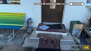 Hunt4k. luxurious handywoman fanta sie was tempted by a rich hunter and screwed in his backyard