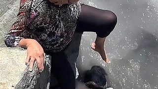 A Day in Nature! Mud Dirty Feet, Pissing in the Woods & Very Dirty Panty for Someone Special!
