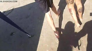 Hot Latina Luana Prado Fucks Guys Bareback at Bertioga Beach - Hardcore Public Sex