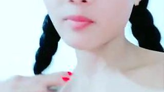 A girl with big white breasts with two braids had oral sex. She rode her sister and came to play together. She was very tempting and liked. Dont miss it.