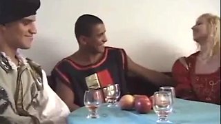 Beautiful and hot blonde with a big tail moaning and cumming, giving her pussy and very tasty spit for two: Porn