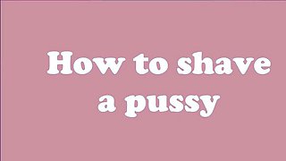 Close Shave for a Hairless Asian Pussy with Big Nipples