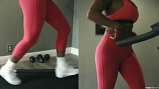 Watch August Taylor fuck in the gym - Doggy, Blowjob, Cowgirl Porn