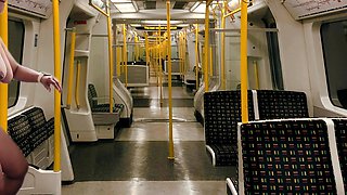 Stripping and Masturbating on Metro with Garabas and Olpr