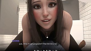 WVM part featuring inward ejaculation and big boobs