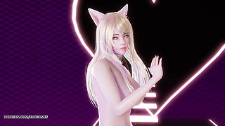 Exid - Ah Yeah Ahri Sexy Naked Kpop Dance League of Legends Hentai Uncensored 4K 60fps