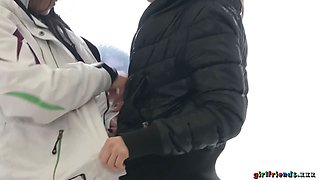 Cougar teacher and her blonde teenager college girl - gfs porno