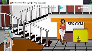 Fuckerman Sex Gym [v 0.3] Gameplay by Loveskysan69