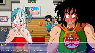 Bdsm slave in a wild bulma adventure from dragon ball