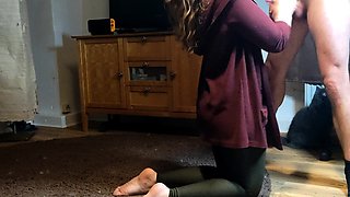 Blonde amateur milf does anal on pov camera 11